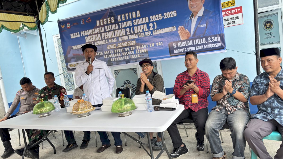 Reses di Tallo, Ruslan Lallo Dorong Solusi Air Bersih dan Pemberdayaan Warga