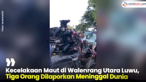 VIDEO: Kecelakaan Maut di Walenrang Utara Luwu, Tiga Orang Dilaporkan Meninggal Dunia