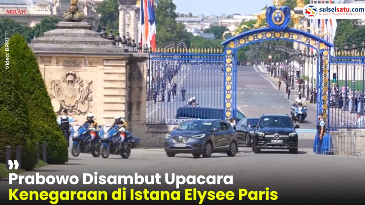 VIDEO: Prabowo Disambut Upacara Kenegaraan di Istana Elysee Paris