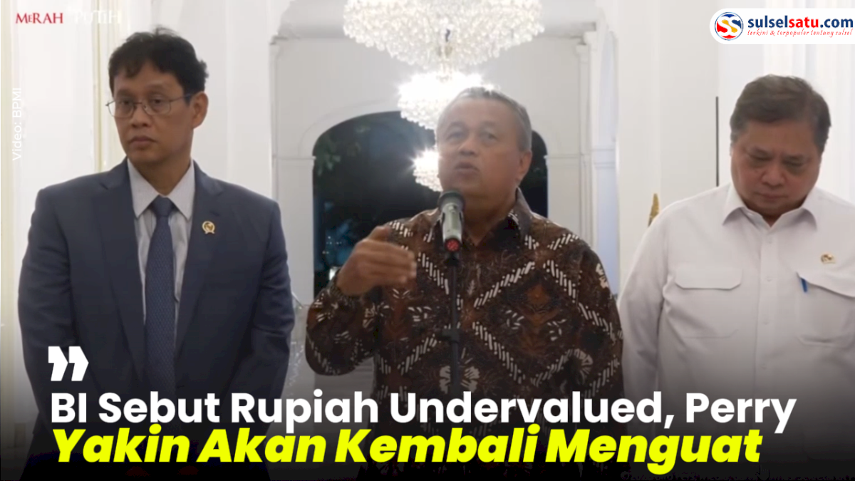 VIDEO: BI Sebut Rupiah Undervalued, Perry Yakin Akan Kembali Menguat