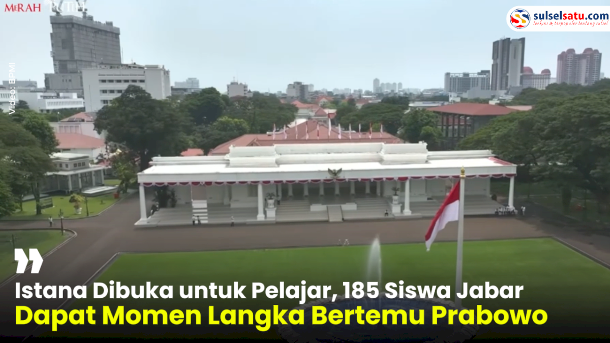 VIDEO: Istana Dibuka untuk Pelajar, 185 Siswa Jabar Dapat Momen Langka Bertemu Prabowo