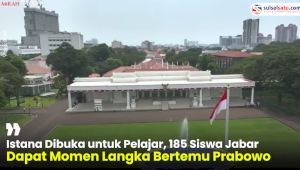 VIDEO: Istana Dibuka untuk Pelajar, 185 Siswa Jabar Dapat Momen Langka Bertemu Prabowo