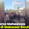 VIDEO: Aksi Demo Mahasiswa Papua di Makassar Ricuh