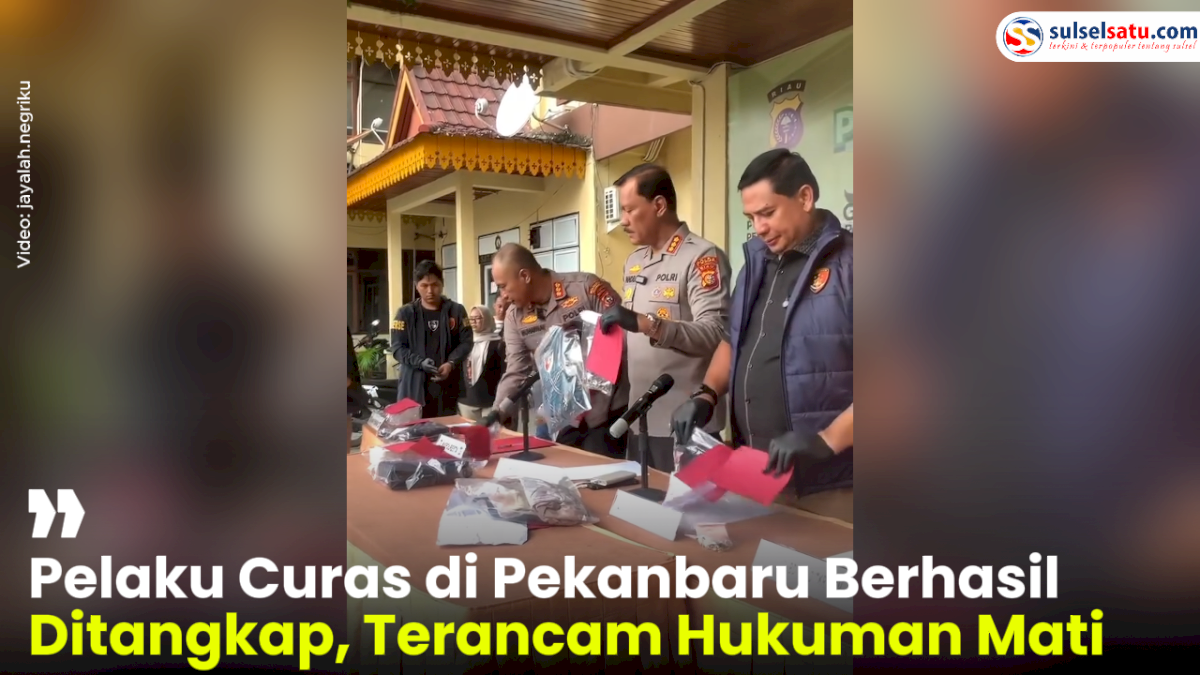 VIDEO: Pelaku Curas di Pekanbaru Berhasil Ditangkap, Terancam Hukuman Mati