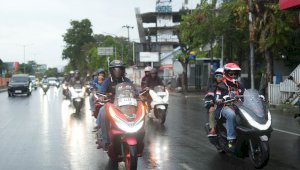 Riding Bersama Keluarga, Asmo Sulsel Kampanyekan #Cari_Aman Lewat &ldquo;Ngasab&rdquo;