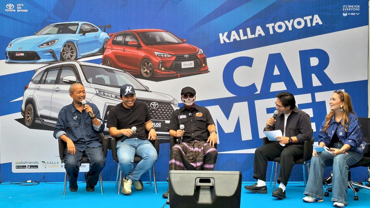 Kalla Toyota Gelar Car Meet di Makassar, Hadirkan Fitra Eri hingga Om Mobi