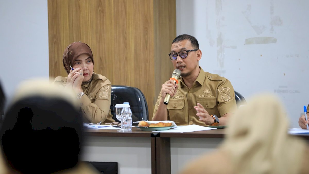 Sekda Makassar Minta Seluruh OPD Perkuat Kolaborasi Hadapi Lomba Kelurahan Berprestasi Tingkat Sulsel