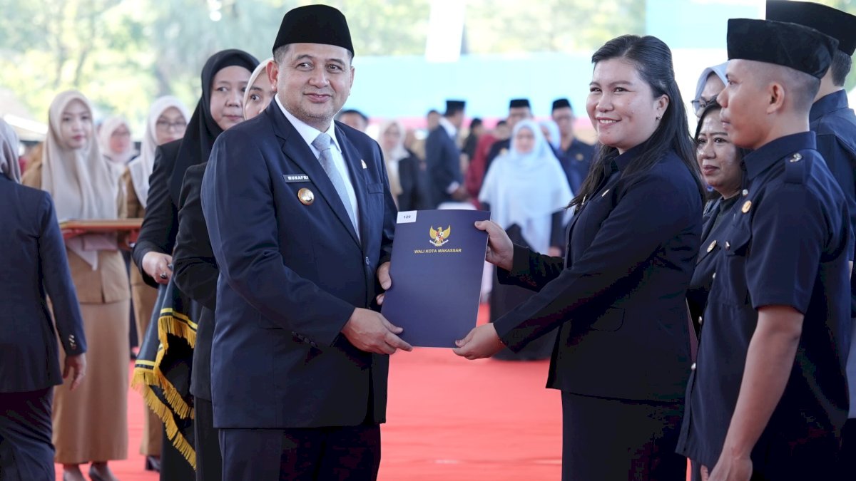 Lantik 369 Kepsek, Wali Kota Makassar Tekankan Pendidikan Harus Bersih dari Praktik Titip-Menitip