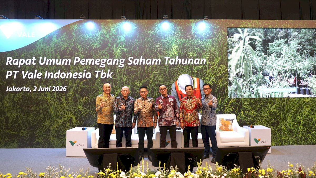 RUPST PT Vale Setujui Dividen US$45,6 Juta, Laba Bersih 2025 Naik 32 Persen
