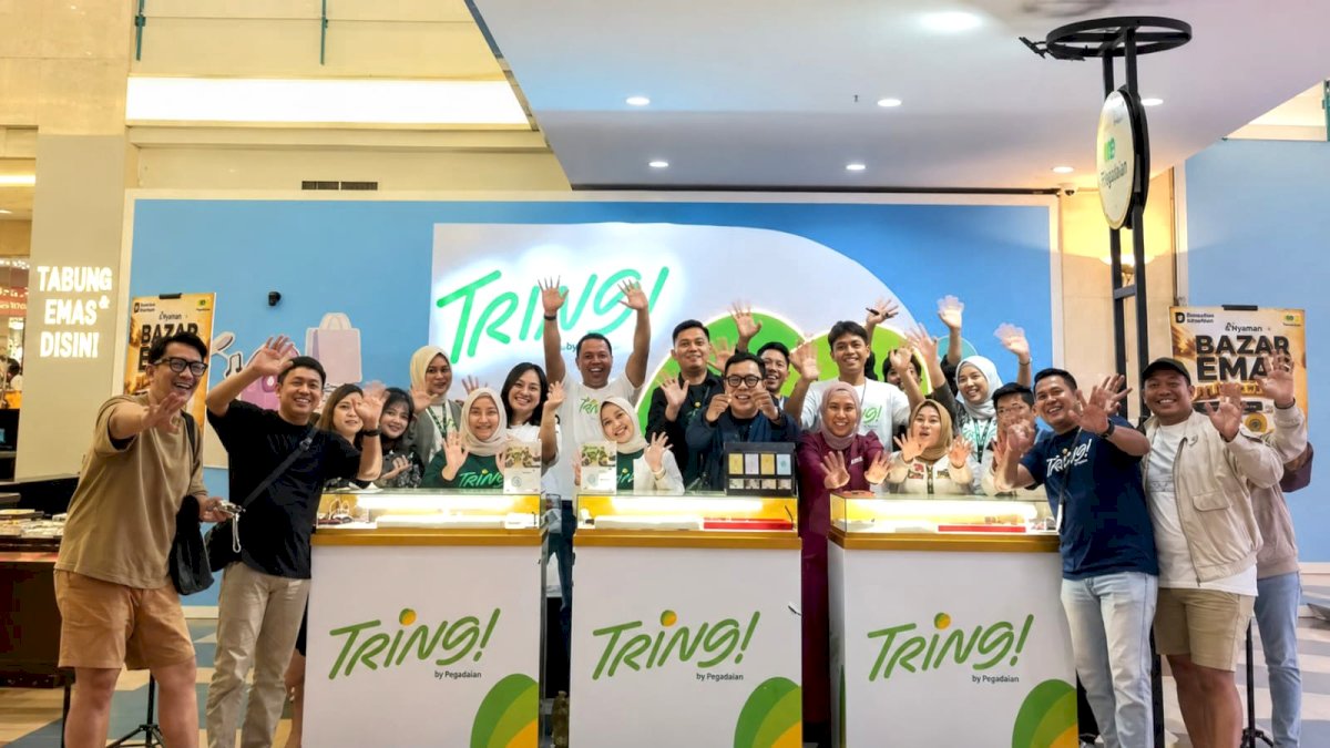 Tring It Up Pegadaian di Mall Ratu Indah Edukasi Masyarakat Investasi Emas Lewat Aplikasi Tring!
