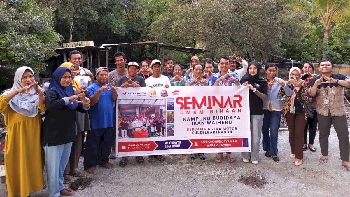 Dukung UMKM Perikanan, Asmo Sulsel Gelar Seminar Budidaya Ikan di Ambon