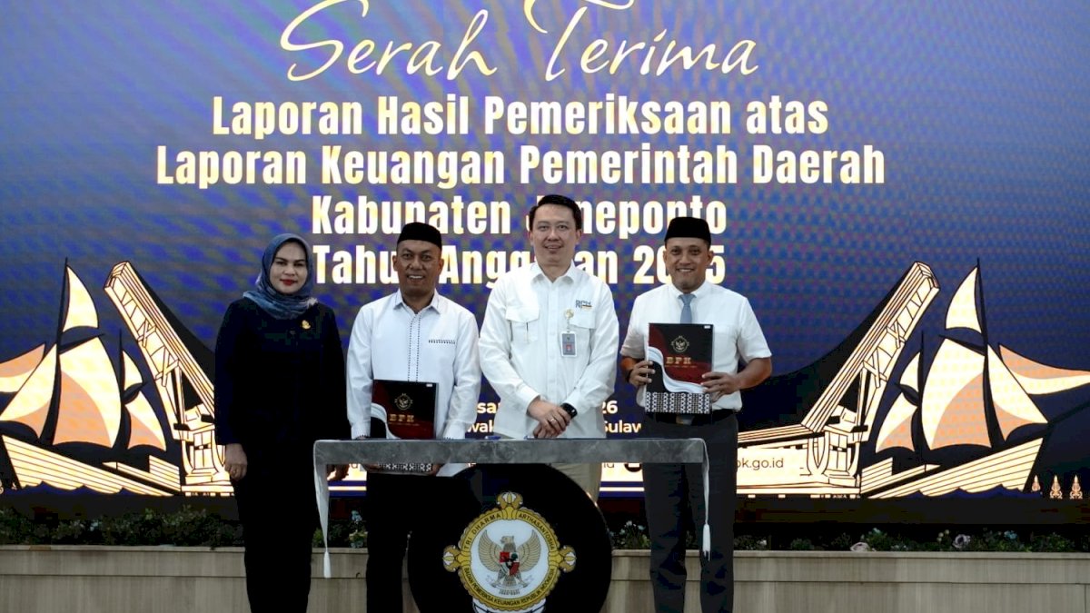 Jeneponto Kembali Raih WTP, Bupati Paris Yasir: Bukti Komitmen Tata Kelola Keuangan yang Transparan
