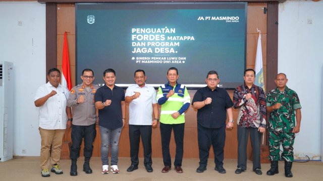 Peluncuran Program Jaga Desa sebagai penguatan FORDES Matappa. Foto: Istimewa.