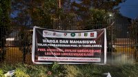 Warga dan Mahasiswa Pasang Baliho Penolakan PSEL di Tamalanrea, Pertanyakan Izin Amdal