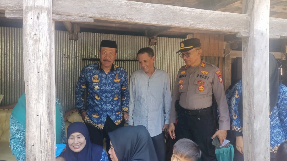 Kapolsek Arungkeke AKP Baharuddin Pastikan Pengukuran Data Stunting Berjalan Lancar