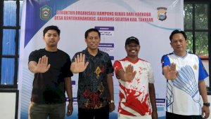 Satresnarkoba Polres Takalar Gandeng Pemdes Bontokanang Wujudkan Desa Bebas Narkoba