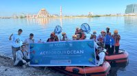 Novotel Makassar Bersihkan Pantai Losari, Kumpulkan 350 Kg Sampah