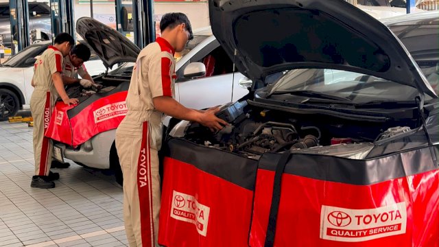 Layanan bengkel Kalla Toyota yang kini hadir di berbagai daerah pelosok. Foto: Istimewa.