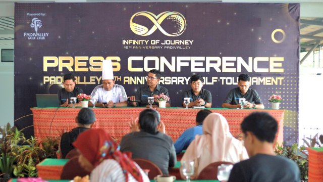 Konferensi pers perayaan 15 tahun Padivalley Golf Club. Foto: Istimewa.
