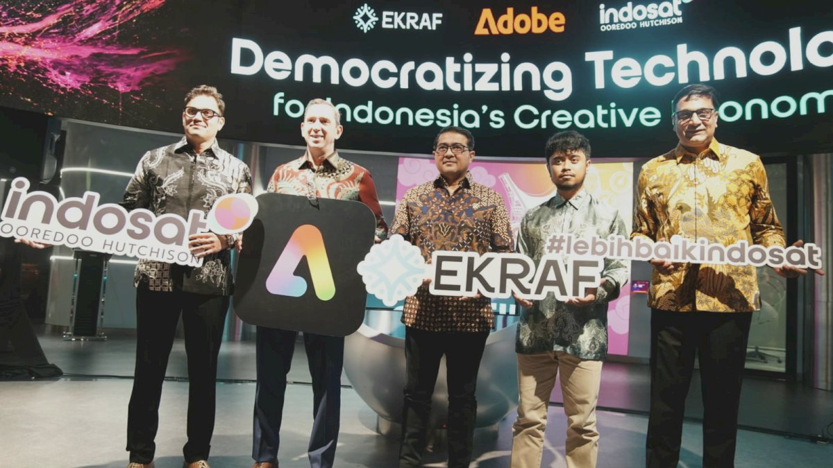 Kemenekraf, Indosat, dan Adobe Kolaborasi Dorong Kreator Indonesia Ubah Kreativitas Jadi Peluang