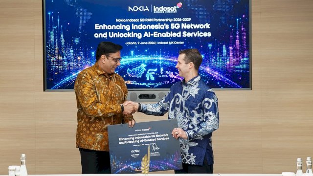 Indosat gandeng Nokia modernisasi jaringan 5G berbasis AI di Indonesia. Foto: Istimewa.
