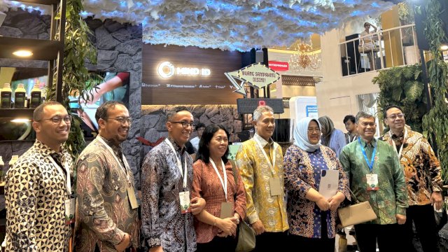 Pameran pengelolaan sampah PT Vale di ajang lingkungan internasional. Foto: Istimewa.
