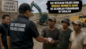 Oknum Personel Sat Intelkam Polres Gowa Diduga Minta Uang kepada Penambang di Takalar