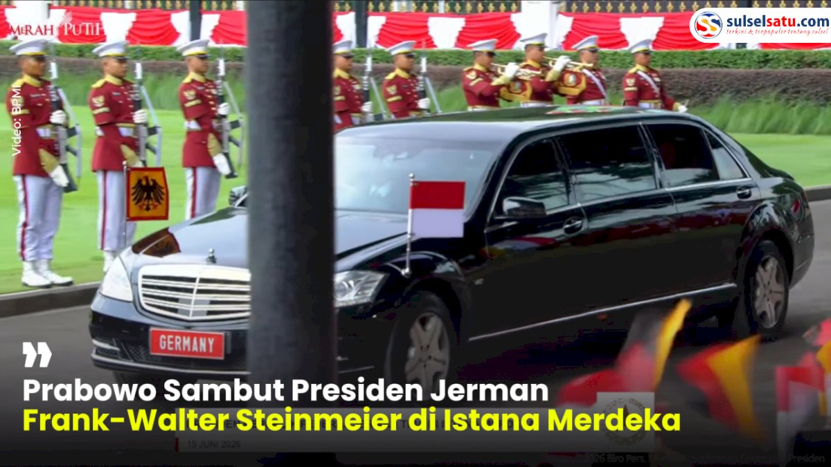 VIDEO: Prabowo Sambut Presiden Jerman Frank-Walter Steinmeier di Istana Merdeka