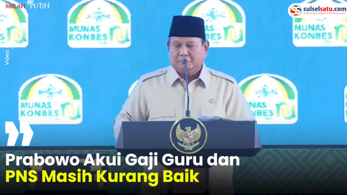 VIDEO:Prabowo Akui Gaji Guru dan PNS Masih Kurang Baik