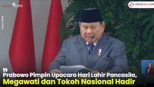 VIDEO: Prabowo Pimpin Upacara Hari Lahir Pancasila, Megawati dan Tokoh Nasional Hadir