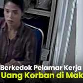 VIDEO: Pencuri Berkedok Pelamar Kerja Terapis Gasak Uang Korban di Makassar