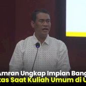 VIDEO: Mentan Amran Ungkap Impian Bangun Universitas Saat Kuliah Umum di UNM