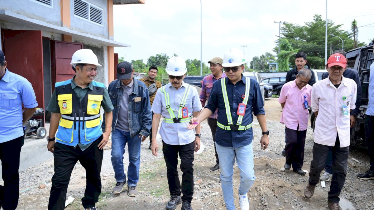 Perkuat Pasokan Air, Direksi PDAM Makassar Tinjau Persiapan Pemasangan Pompa Air Baku Moncongloe
