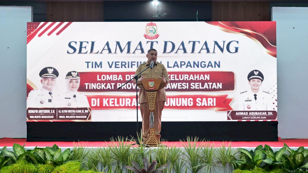 Munafri Optimistis Gunungsari Wakili Sulsel di Lomba Kelurahan Berprestasi Nasional