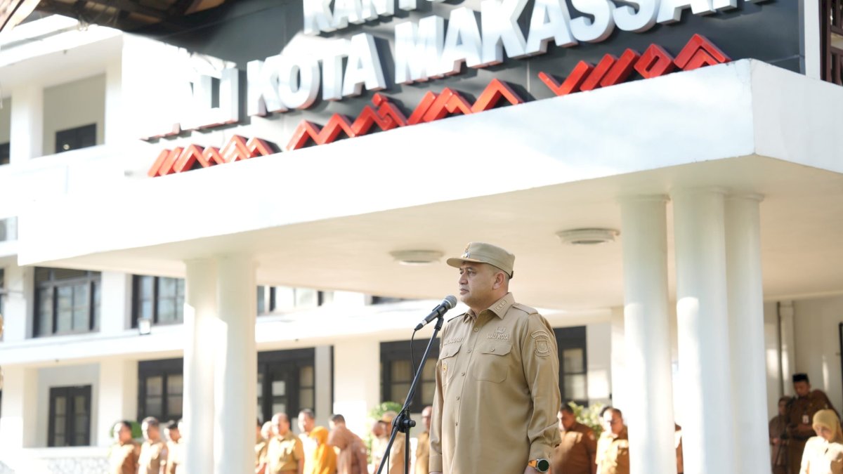 Munafri Ingatkan ASN Antisipasi Kebakaran dan Pastikan Ketersediaan Air Hadapi Musim Kemarau saat Pimpin Apel