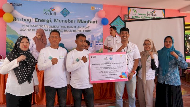 PLN UIP Sulawesi kembangkan BUMDes Mattiro Bulu di Kabupaten Bantaeng. Foto: Istimewa.