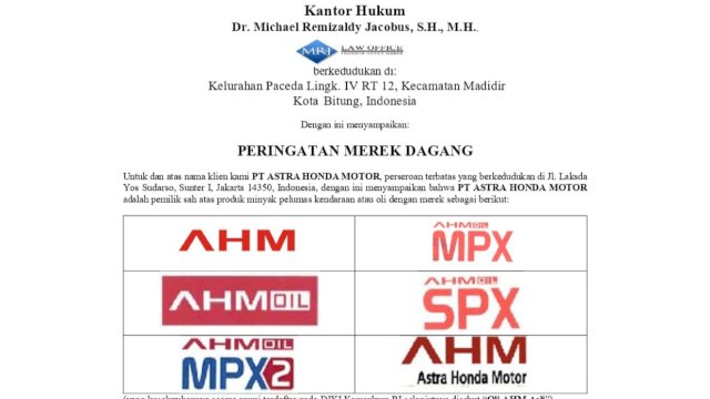 AHM dan Asmo Sulsel perkuat perlindungan oli resmi Honda. Foto: Istimewa.