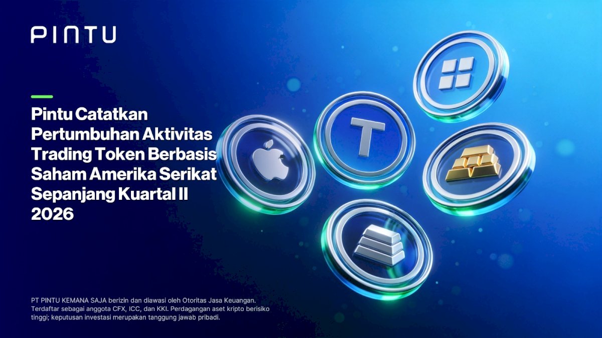 Investor Indonesia Makin Minati Token Saham Amerika, PINTU Catat Pertumbuhan Positif