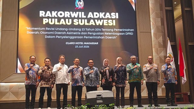 Rakorwil ADKASI Wilayah Sulawesi di Hotel Claro Makassar. Foto/SS