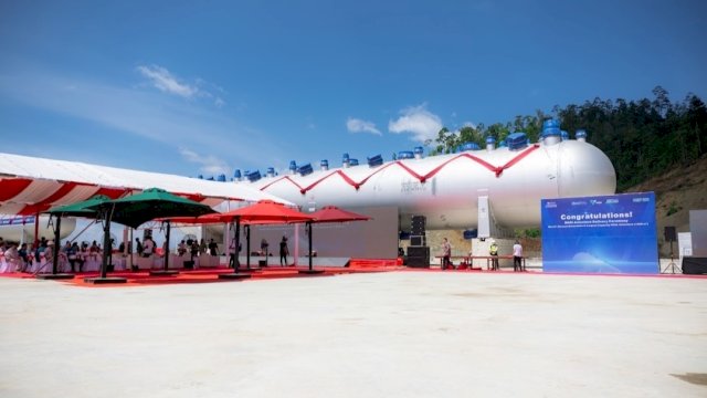 Peresmian Autocale yang tiba di proyek HPAL Sambalangi PT Vale di Sorowako. Foto: Istimewa.