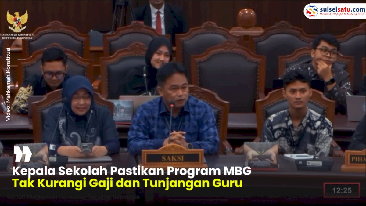 VIDEO: Kepala Sekolah Arief Pastikan Program MBG Tak Kurangi Gaji dan Tunjangan Guru