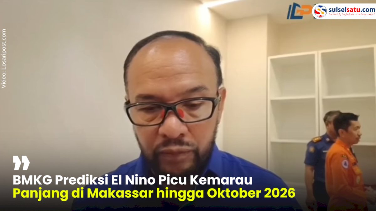 VIDEO: BMKG Prediksi El Nino Picu Kemarau Panjang di Makassar hingga Oktober 2026