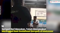 VIDEO: Sempat Beri Masukan, Tokoh Masyarakat Meninggal Saat Sosialisasi Sampah di Makassar
