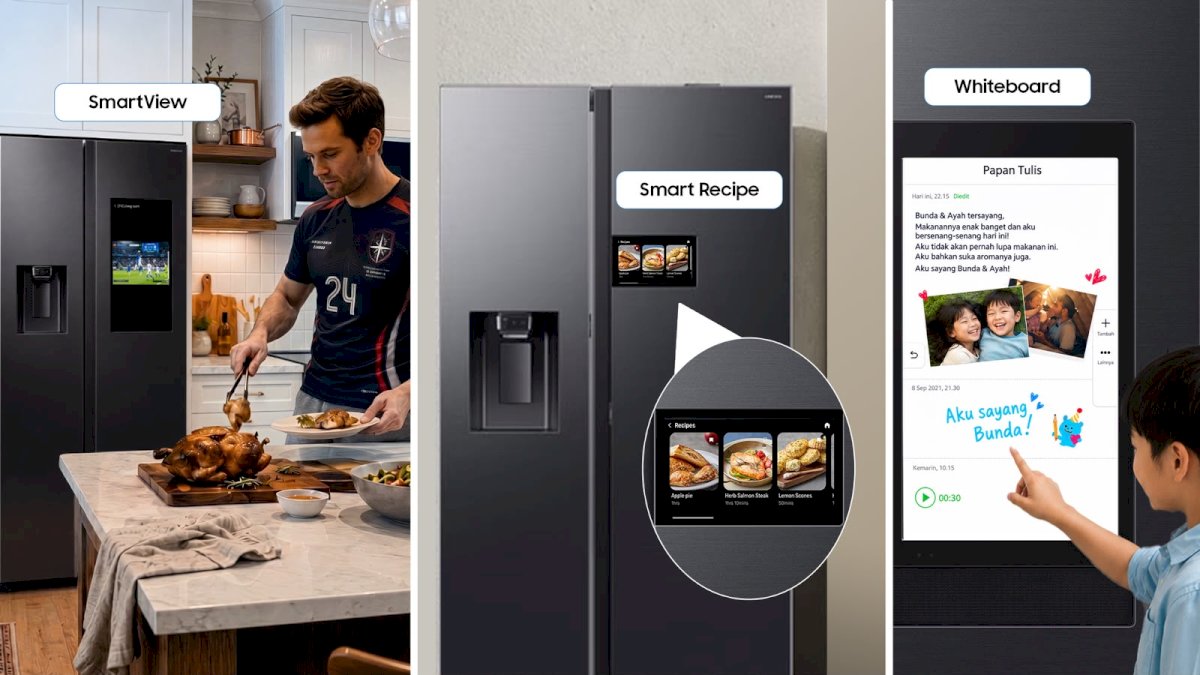Bespoke AI Refrigerator Samsung Jadi Andalan Keluarga Hadapi Rutinitas Musim Sekolah