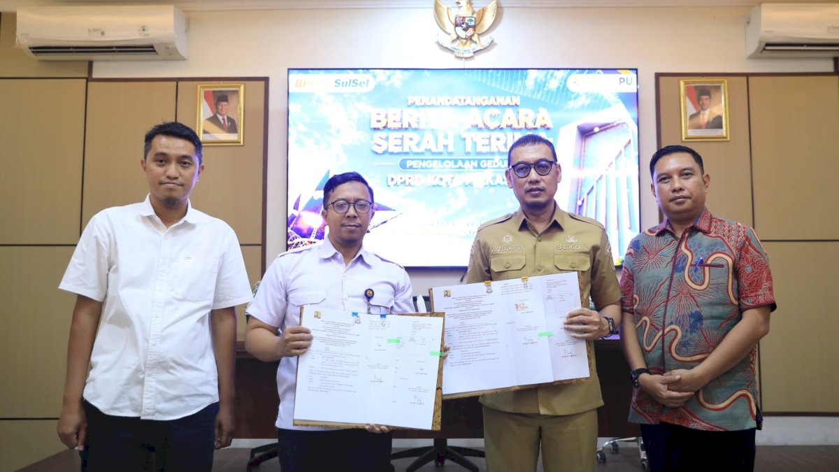 Pemkot Makassar Tuntaskan BAST Renovasi, DPRD Segera Tempati Gedung Sementara di Pettarani