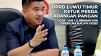DPRD Lutim Ketuk Perda Cadangan Pangan, Desa dan Kelurahan Kini Diperkuat Hadapi Krisis