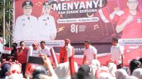 Porseni HUT ke-81 RI di Balai Kota Makassar Meriah, Appi-Melinda Tutup dengan Duet Lagu
