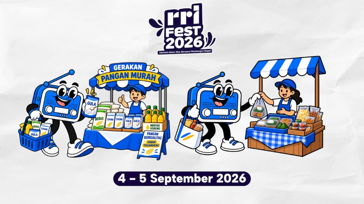 RRI Fest 2026 Makassar Hadirkan Gerakan Pangan Murah dan Bazaar UMKM