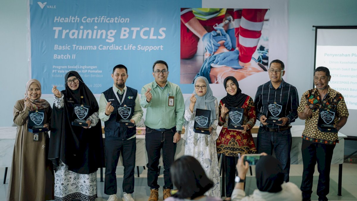 PT Vale Perkuat Kompetensi Tenaga Medis di Kolaka Lewat Pelatihan BTCLS