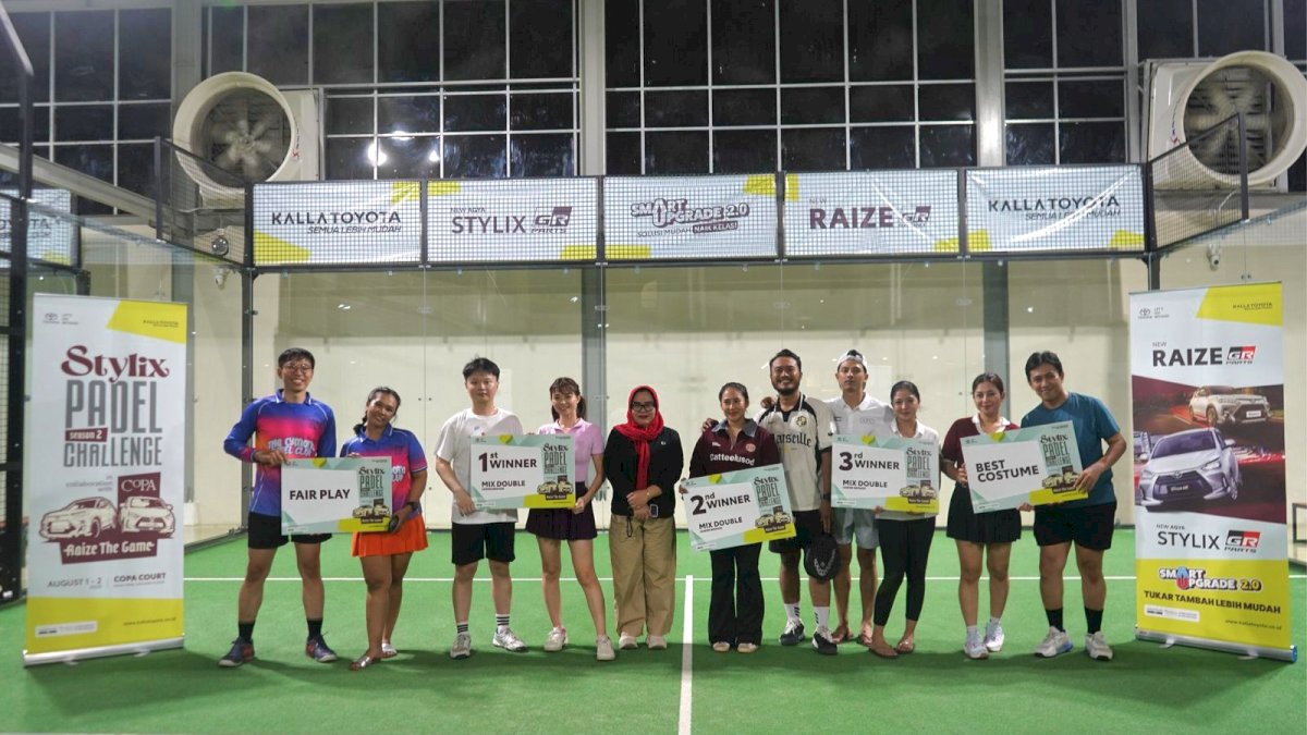 Stylix Padel Challenge 2026 Kalla Toyota Kembali Digelar, Diikuti 25 Komunitas dan 32 Media